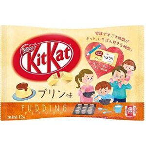 Nestle KitKat Mini Chocolate Bar (Pudding flavor) 12 pieces