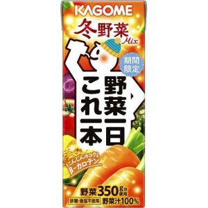 Kagome 100% Juice (Winter Vegetable Mix Flavor) 200ml