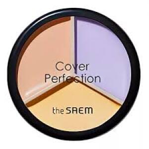 THE SAEM Cover Perfection Triple Pot Concealer 04 Tone Up Beige