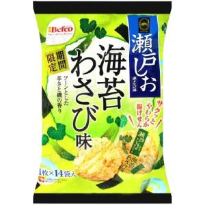 Befco Cracker Wasabi Seaweed Flavor 72.8g