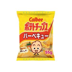 Calbee BBQ Potato Chips 55g