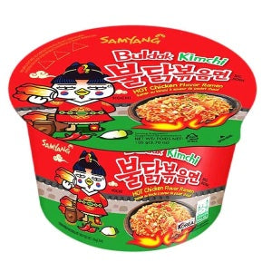 SAMYANG Buldak Hot Chicken Ramen Big Bowl Kimchi Flavor  105g