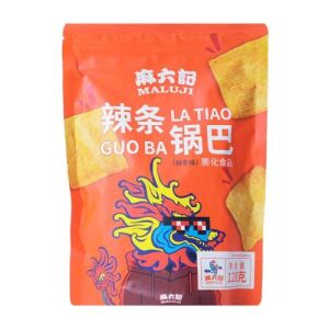 Maliuji Rice Cracker Spicy Strips Flavor 128g