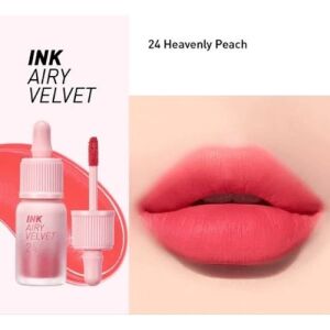 PERIPERA -- Ink Airy Velvet Lip Tint 024 Heavenly Peach