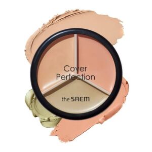 THE SAEM Cover Perfection Triple Pot Concealer 01 Correct Beige