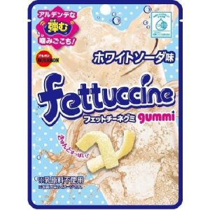 [Candy] Fettuccine Gummi -White Soda Gummy Candy Bourbon Japan 50g