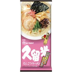 Marutai Ramen Kurume Rich Tonkotsu Pork Noodles (2 Serves)