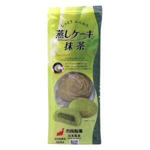 Ichioka Seika Steamed Cake (Green Tea Flavor) 160g