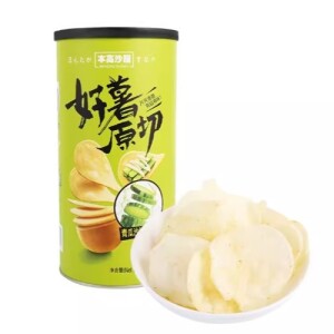BENGAOSHAWU HAOSHU Original Cut Potato Chips (Cucumber Salad Flavor) 110g