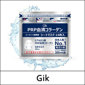 GIK PRP Serum Collagen Essence Essence Sheet Mask 14 Sheets