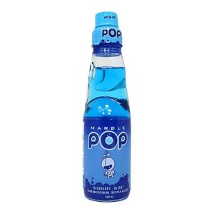 POP MARBLE BLUEBERRY CARBONATED DRINK 200ML