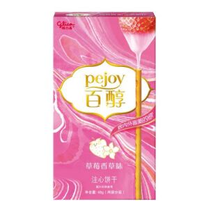 Glico Pejoy Strawberry &Vanilla Filled Biscuit Sticks 48g