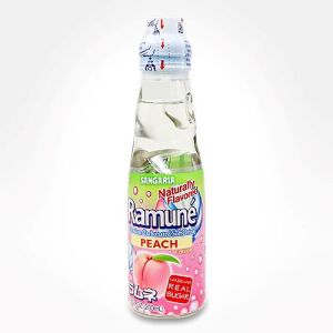 RAMUNE PREMIUM CARBONATED SOFT DRINK PEACH FLAVOR 200ml