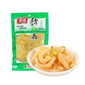 Youyou Pork Skin with Pickled Pepper 90g