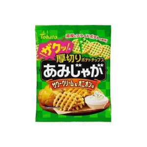 TOHATO Potato Grids Sour Cream & Onion Flavor 60g