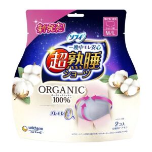 UNICHARM ## Organic Overnight Sanitary Underwear M-L 2pcs