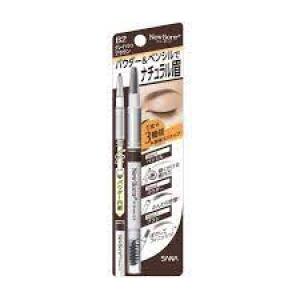 SANA Newborn 3 Ways Eyebrow Pencil B2 Grayish Brown