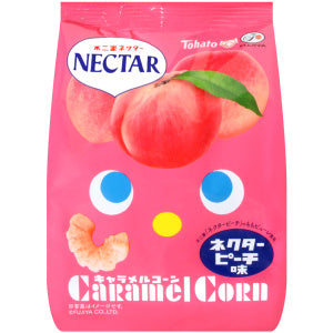 TOHATO Caramel Corn Nectar Peach Flavor 68g