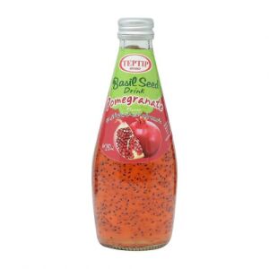 TEPTIP Basil Seed Drink Pomegranate Flavor 290ml