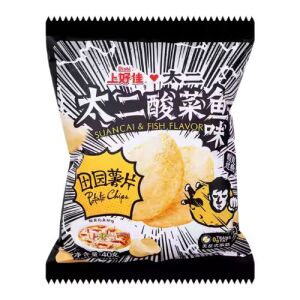 Oishi Potato Chips (Pickled Cabbage& Fish Flavor) 80g