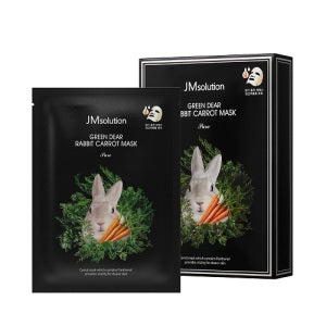 JM Green Deer Rabbit Carrot Mask Pure 10pcs