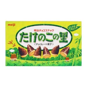 Meiji Bamboo Shape Chocolate Wheat Biscuits 70g