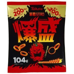 TOHATO Bokun Habanero Bakumori  - Super Spicy Potato Rings 104g