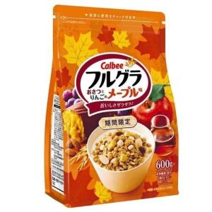 Calbee Frugra Granola Maple Flavor with Sweet Potato & Apple 600g