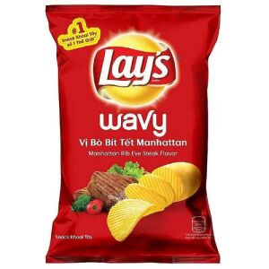 LAY'S Wave Chip Texs Tenderloin Steak Flavor 54g