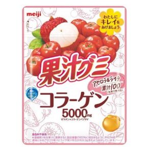 MEIJI Collagen Gummy Acerola Lychee Flavor 68g