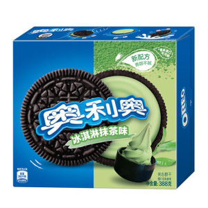 Oreo Green Tea Icecream Biscuit Sandwich Cookie 8 Packs 388g