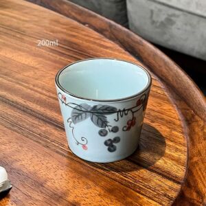 Blue and White Porcelain Cup- Grape Vine 200ml