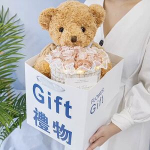 Gift Box Edition : Hugging Teddy Bear 40cm