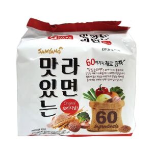 Samyang Assorted Vegetable Ramen (Instant Noodle Soup) 5bags