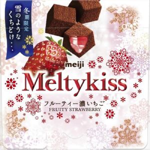 MEIJI Meltykiss Strawberry Chocolate 52g