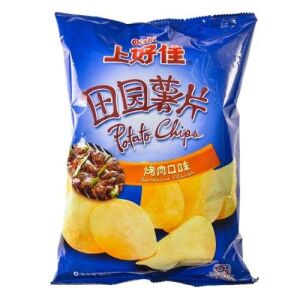 Oishi Potato Chips Barbecue Flavor 80g