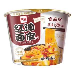 Baijia A-kuan Hot & Sour Sichuan Broad Noodle Bowl 105g