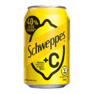 Schweppes +C Lemon Soda 330ml