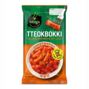 CJ Bibigo Tteokbokki - Rice Cake With Sweet & Spicy Sauce 360g