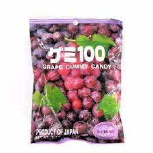 Kasugai Grape Gummy Candy 107g