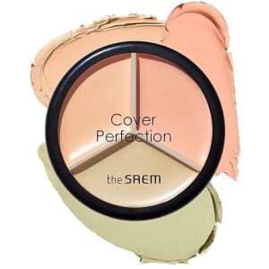 THE SAEM Cover Perfection Triple Pot Concealer 03 Correct Up Beige