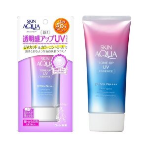 ROHTO Skin Aqua Sunscreen Essence Pink 80g