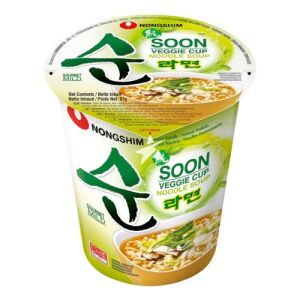 NONGSHIM SOON CUP VEGGIE NOODLE SOUP 75G