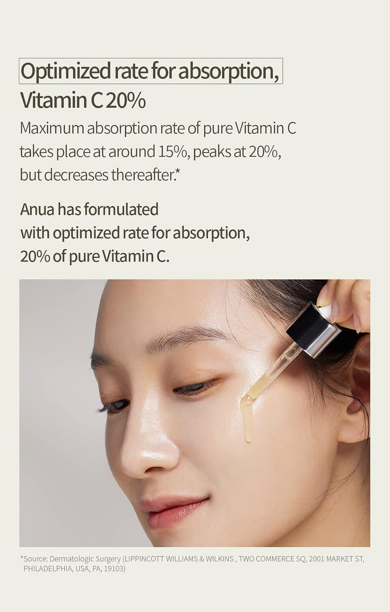 ANUA Green Lemon Vitamin C Blemish Serum 20ml