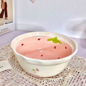 Strawberry Collection - Ceramic Bowl (L)