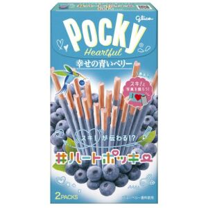 GLICO Pocky Biscuit Sticks (Heartful Blueberry Flavor)  55g