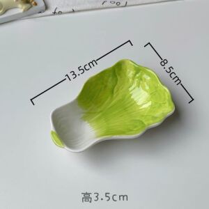 Vegetable Series Napa Cabbage Ceramic Condiment Bowl Small