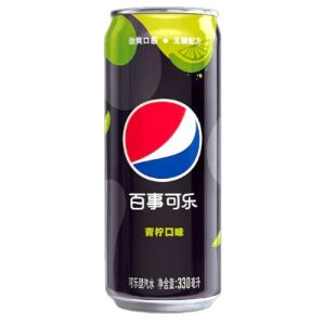 Pepsi Cola Soda Lime Flavor 0 Sugar 330ml