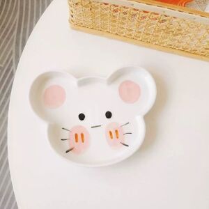 Cute Cartoon Ceramic Plate - Mouse