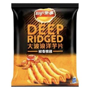 Lay's Wave Potato Chips (Deep Ridged Pepper Chicken Flavor) 34g